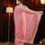Pink chiffon embroidered saree with unstitched blouse piece