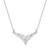 Touch925 sleek elegance v neckline chain locket
