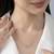 Touch925 sleek elegance v neckline chain locket