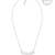 Touch925 curve bar cz studded chain locket