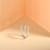 Touch925 serene cz elegance silver ring with leaf design in 925 purity for women