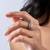 Touch925 vertical stone silver eternity ring in 925 purity for women