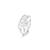 Touch925 vertical stone silver eternity ring in 925 purity for women