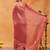 Pink embroidered organza saree