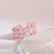 Touch925 enchanting harmony silver ring with rose gold accents in 925 purity for women