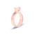 Touch925 sparkle twin silver ring with dual cz stones in 925 purity for women