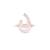 Touch925 grace curved silver ring with beaded detailing in 925 purity for women