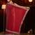 Red embroidered designer saree