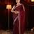 Rose beads and stones embellished saree