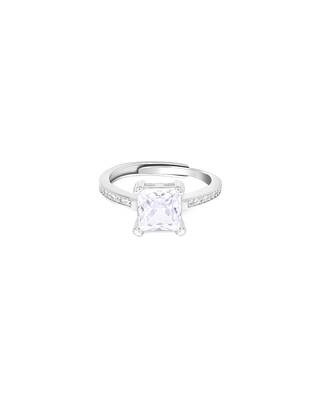Touch925 radiant trio silver ring with cz stones in 925 purity for women 3