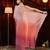 Fuchsia ombre beads and stones silk blend blend saree