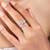 Touch925 evil eye butterfly silver ring in 925 purity for women