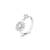 Touch925 bloom & bee silver ring in 925 purity for women