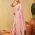 Pink embroidered saree