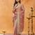 Pink embroidered saree