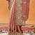 Pink embroidered saree