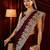 Purple embroidered saree