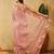 Pink solid embroidered organza saree