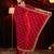 Red sequin embellished  saree