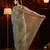 Grey beads and stones embellished saree