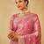 Lavender embroidered chiffon saree