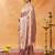 Pink woven womens zari art silk banarasi saree