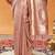 Pink woven womens zari art silk banarasi saree