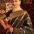 Black woven zari banarasi saree