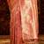 Peach woven zari banarasi saree