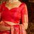 Red woven zari art silk banarasi saree