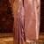 Lavender woven zari art silk banarasi saree