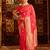 Fuchsia woven zari banarasi saree