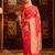 Fuchsia woven zari banarasi saree
