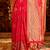 Fuchsia woven zari banarasi saree