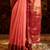 Pink woven zari art silk banarasi saree