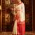 Cream woven zari banarasi saree