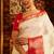 Cream woven zari banarasi saree