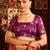 Orange ethnic motifs zari banarasi saree