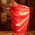 Red women's woven zari art silk banarasi saree