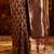 Wine woven zari banarasi saree