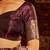 Wine woven zari banarasi saree