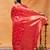 Fuchsia floral woven zari banarasi saree