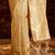 Cream woven zari banarasi saree
