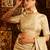 Cream woven zari banarasi saree