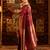 Magenta ethnic motifs zari designer banarasi saree