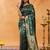 Green woven zari banarasi saree