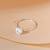 Classic silver lining nose pin