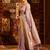 Lavender woven zari banarasi saree