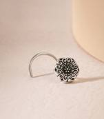 Oxidized boho nose pin