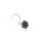 Oxidized boho nose pin